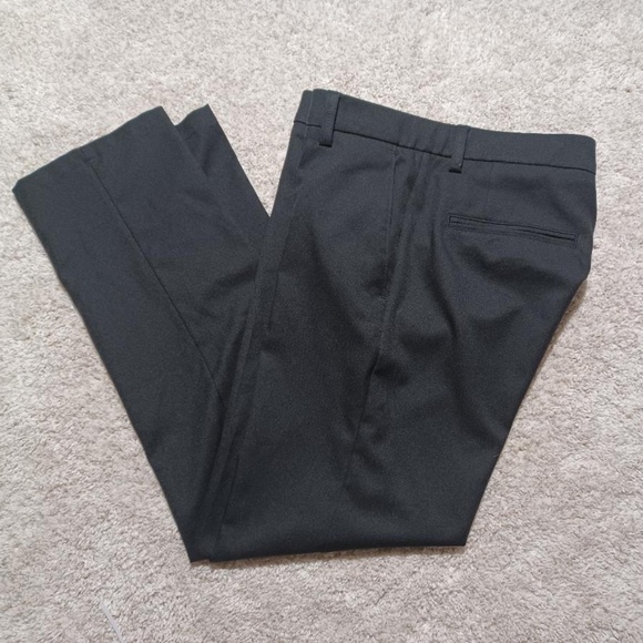 HAGGAR H26 Black Performance Dress Pants 30x30 - Picture 1 of 7